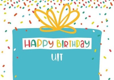 Happy Birthday uit Schoten