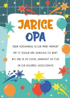 Jarige opa