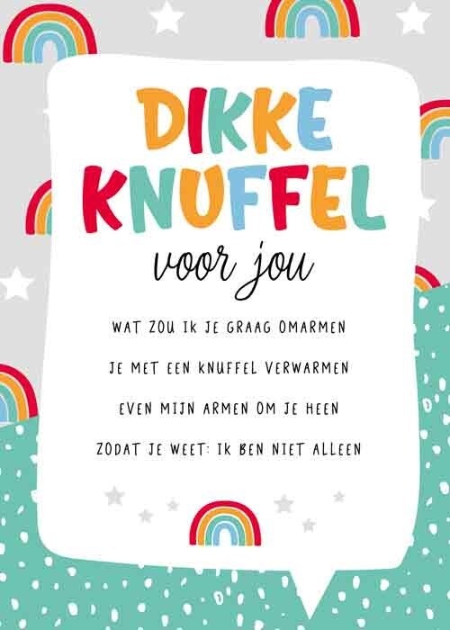 Dikke knuffel voor jou