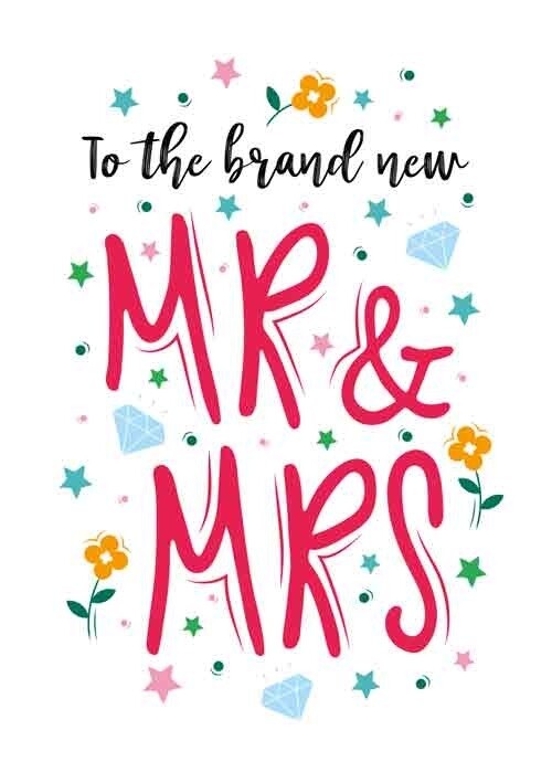 To the brand new Mr &amp; Mrs