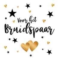 Voor het bruidspaar
