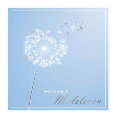 Met oprecht medeleven