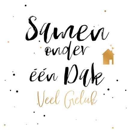 Samen onder één dak - Veel geluk
