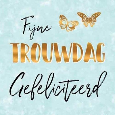 Fijne trouwdag Gefeliciteerd