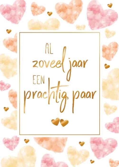 Al zoveel jaar een prachtig paar