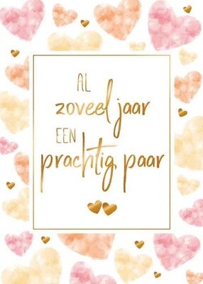 Al zoveel jaar een prachtig paar