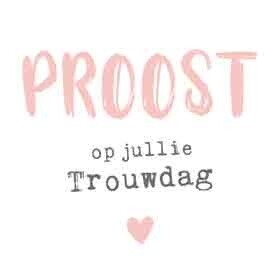 Proost op jullie trouwdag