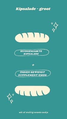 Kipsalade - groot