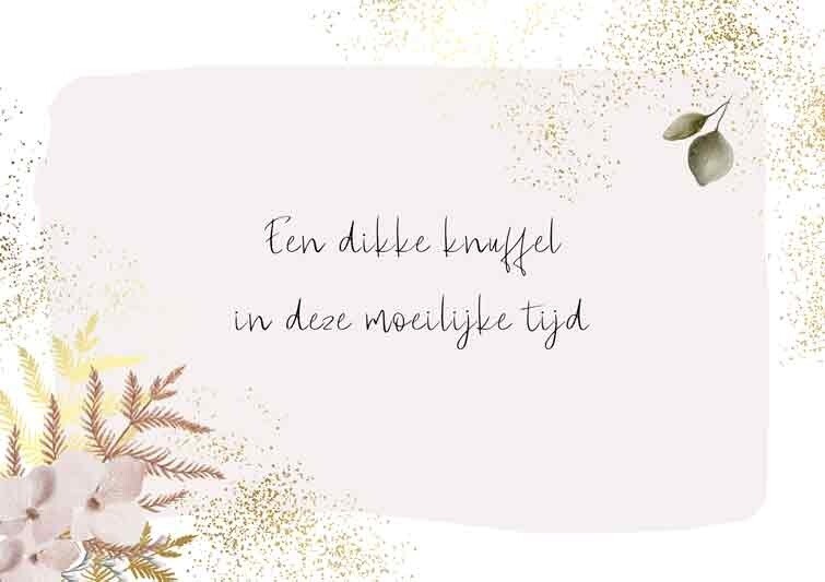 Een dikke knuffel in deze moeilijke tijd