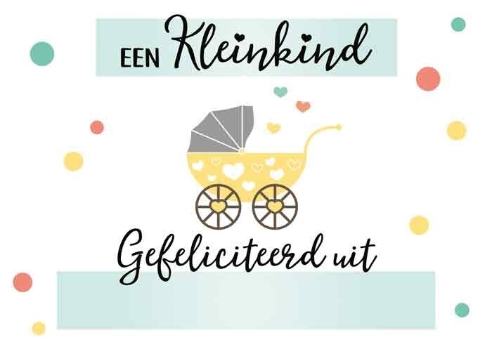 Een kleinkind Gefeliciteerd uit Schoten