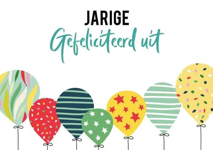 Jarige Gefeliciteerd uit Schoten