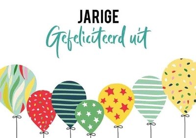 Jarige Gefeliciteerd uit Schoten