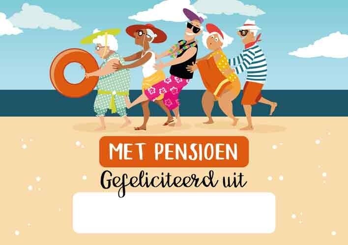 Met pensioen Gefeliciteerd uit Schoten