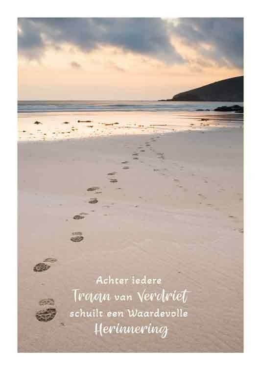 Achter iedere traan van verdriet