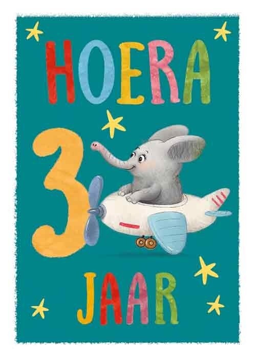 Hoera 3 jaar
