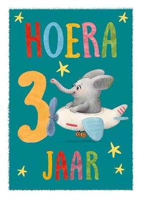 Hoera 3 jaar