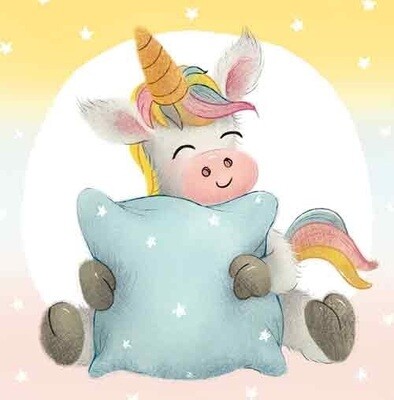 Eenhoorn met kussen