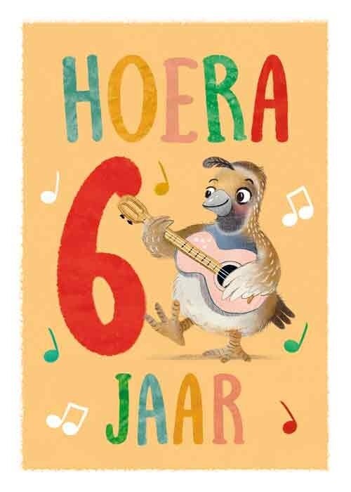 Hoera 6 jaar