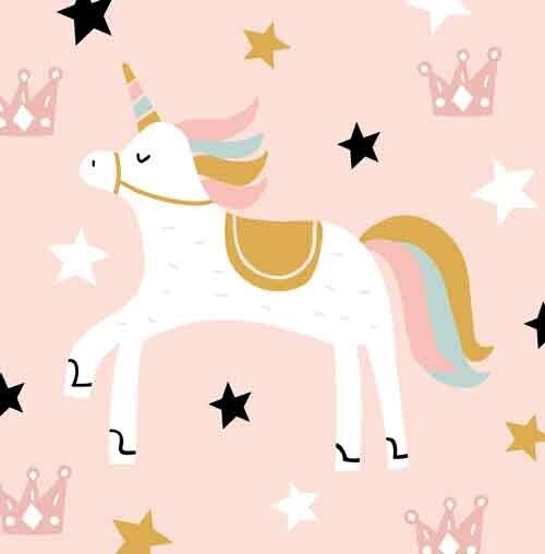 Eenhoorn met kroontjes