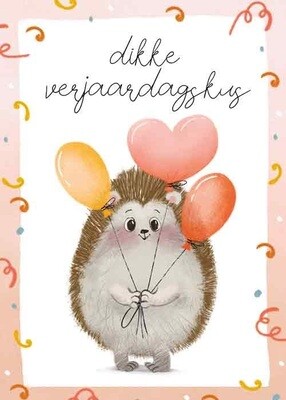 Dikke verjaardagskus