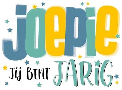 Joepie jij bent jarig