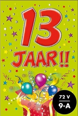 13 jaar!