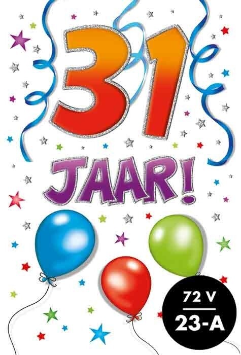 31 jaar!