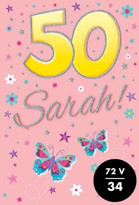 50 Sarah!