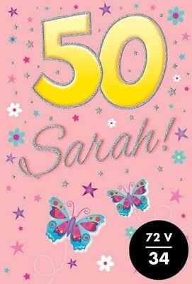 50 Sarah!