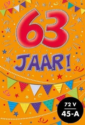 63 jaar!