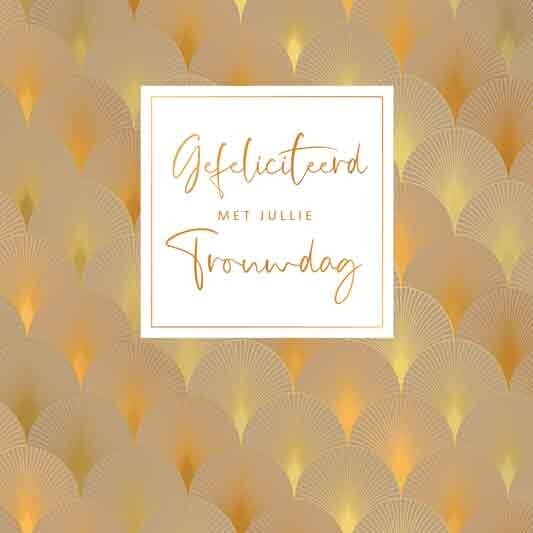 Gefeliciteerd met jullie trouwdag