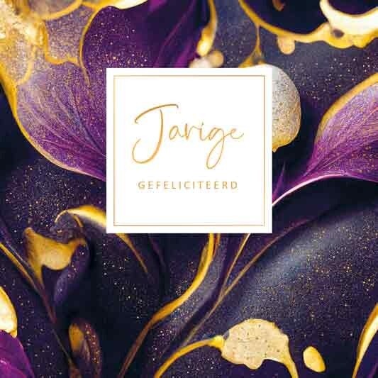 Jarige gefeliciteerd