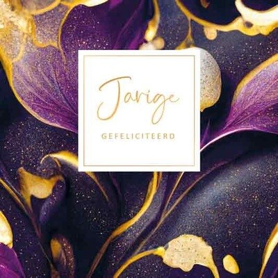 Jarige gefeliciteerd