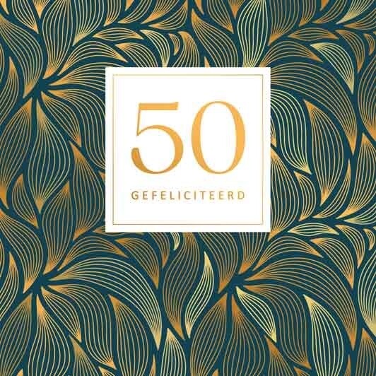50 gefeliciteerd