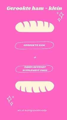 Gerookte ham - klein