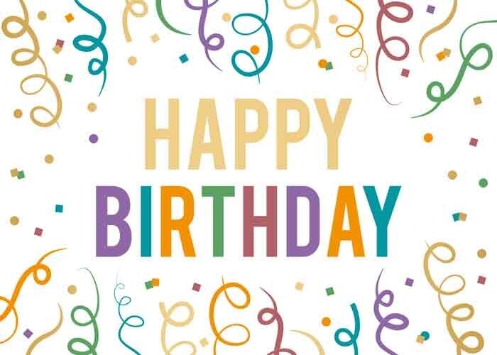 Happy Birthday