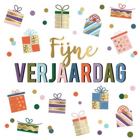 Fijne verjaardag