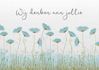 Wij denken aan jullie