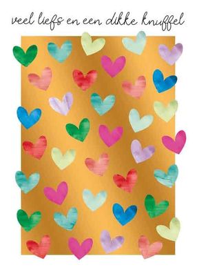 Veel liefs en een dikke knuffel