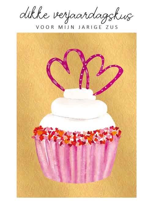 Dikke verjaardagskus voor mijn jarige zus