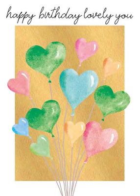 Happy birthday lovely you