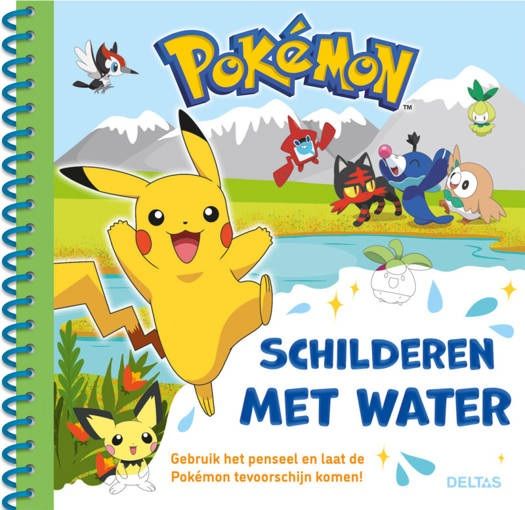 Pokémon - Schilderen met water (groen)
