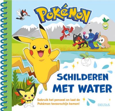Pokémon - Schilderen met water (groen)