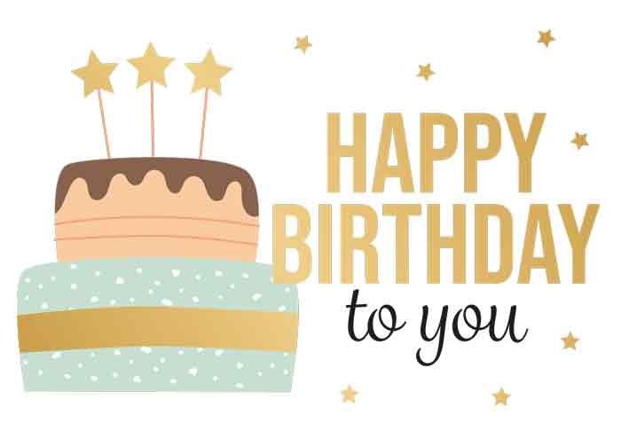 Happy Birthday to you