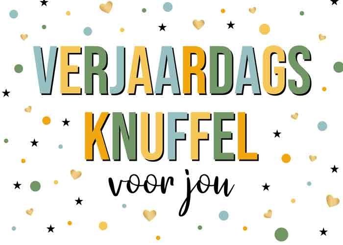 Verjaardagsknuffel voor jou
