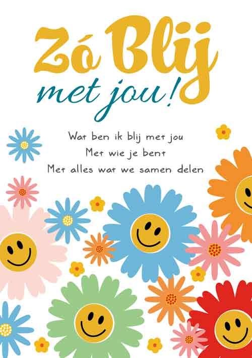 Zo blij met jou!