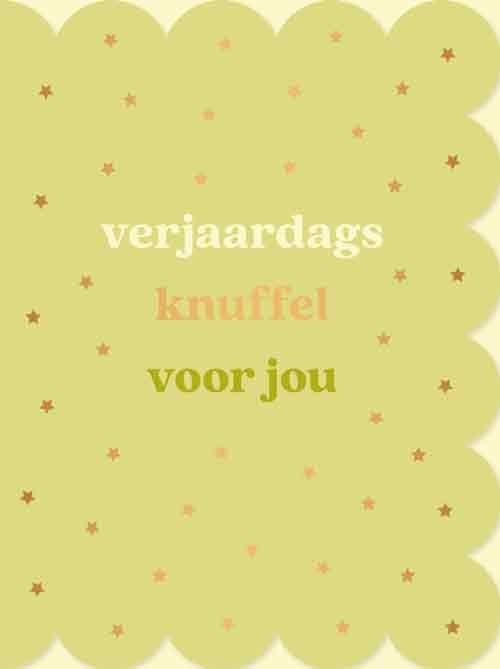 Verjaardagsknuffel voor jou