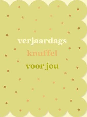 Verjaardagsknuffel voor jou
