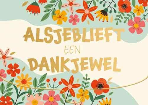 Alsjeblieft een dankjewel