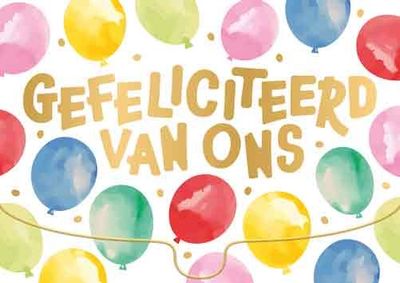 Gefeliciteerd van ons